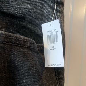 MATERNITY black denim jeans - Old Navy size 20 short